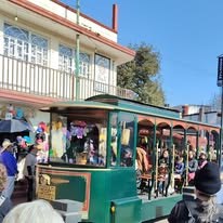 Tren turístico en excursión